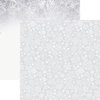Reminisce - Snowflake Ridge Collection - 12 x 12 Double Sided Paper - Whiteout