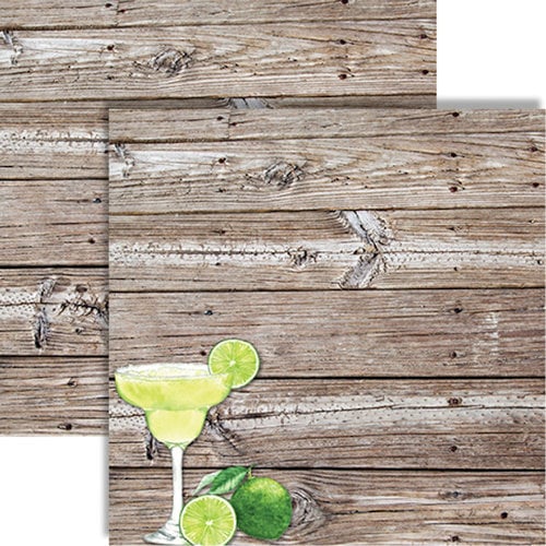 Reminisce - The Shipwreck Club Collection - 12 x 12 Double Sided Paper - Margarita Party