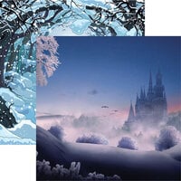 Reminisce - Snow White Collection - 12 x 12 Double Sided Paper - The Castle