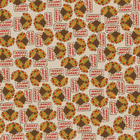 Reminisce - Shades of Autumn Collection -Patterned Paper - Gobble Gobble, CLEARANCE