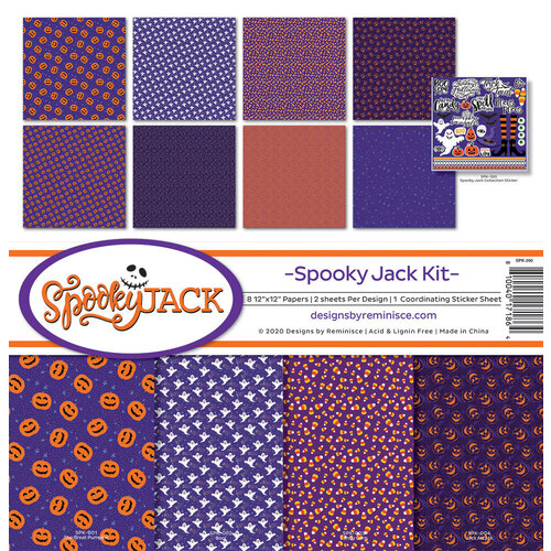 Reminisce - 12 x 12 Collection Kit - Spooky Jack
