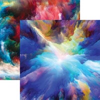 Reminisce - Color Splash Collection - 12 x 12 Double Sided Paper - Color Splash 2
