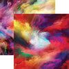Reminisce - Color Splash Collection - 12 x 12 Double Sided Paper - Color Splash 3