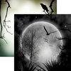 Reminisce - Spooky Night Collection - Halloween - 12 x 12 Double Sided Paper - Full Moon