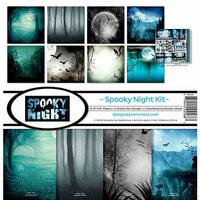 Reminisce - Spooky Night Collection - Halloween - 12 x 12 Collection Kit