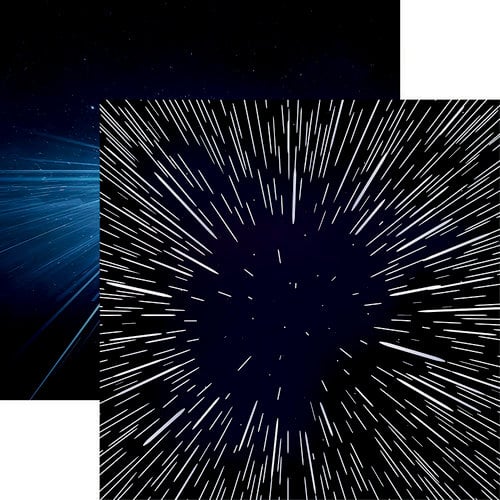 Reminisce - Space Wars 2 Collection - 12 x 12 Double Sided Paper - Warp Speed