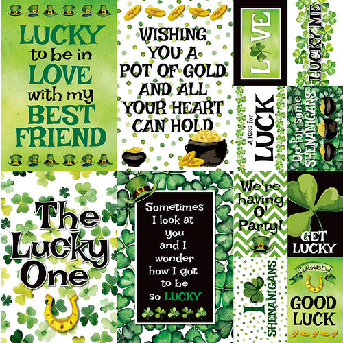 Reminisce - Shamrock Shake Collection - 12 x 12 Cardstock Stickers