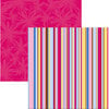 Reminisce - Stripestock Collection - Cardstock Double Sided Patterned Paper - Cindy