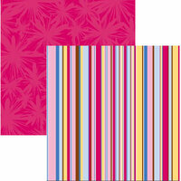 Reminisce - Stripestock Collection - Cardstock Double Sided Patterned Paper - Cindy