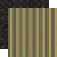 Reminisce - Stripestock Collection - Cardstock Double Sided Patterned Paper - Dave, CLEARANCE