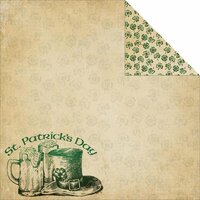 Reminisce - St. Patrick's Day Collection - 12 x 12 Double Sided Paper - St. Patrick's Day