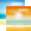 Reminisce - Summertime Collection - 12 x 12 Double Sided Paper - Paradise