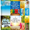 Reminisce - Summertime Collection - 12 x 12 Cardstock Stickers - Poster
