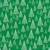 Reminisce - Santa's Workshop Collection -Iridescent Patterned Paper - Oh Christmas Tree, CLEARANCE