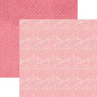 Reminisce - Sweet Valentine Collection - 12 x 12 Double Sided Paper - I Love You