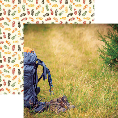Reminisce - Take a Hike Collection - 12 x 12 Double Sided Paper - Backpacking