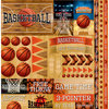 Reminisce - Basketball 2 Collection - 12 x 12 Cardstock Stickers - Elements