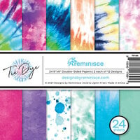 Reminisce - Tie Dye Collection - 6 x 6 Paper Pack