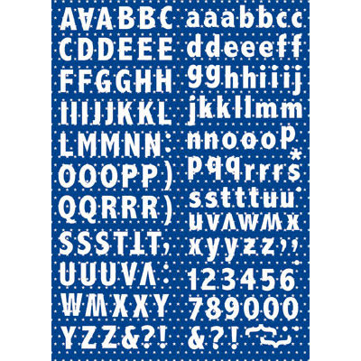 Reminisce - The Freedom Collection - Alphabet Cardstock Stickers