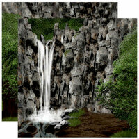 Reminisce - The Great Outdoors Collection - 12 x 12 Double Sided Paper - Hidden Oasis
