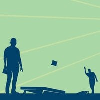 Reminisce - Tailgate Party Collection - 12 x 12 Double Sided Paper - Cornhole