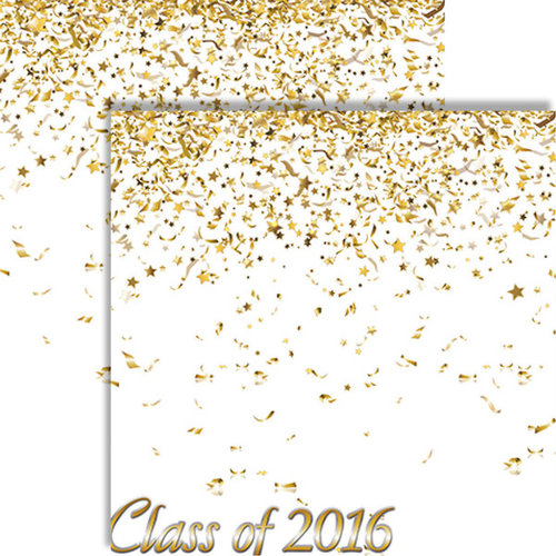 Reminisce - The Graduate Collection - 12 x 12 Double Sided Paper - Class of 2016