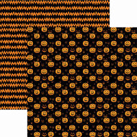 Reminisce - This Is Halloween Collection - 12 x 12 Double Sided Paper - Season's Creepings