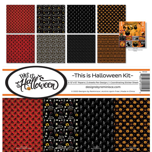 Reminisce - This Is Halloween Collection - 12 x 12 Collection Kit
