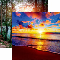 Reminisce - The Journey Beyond Collection - 12 x 12 Double Sided Paper - Sunrise Reverie