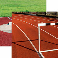 Reminisce - Track and Field Collection - 12 x 12 Double Sided Paper - Field Event