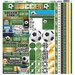 Reminisce - The Soccer Collection - 12 x 12 Cardstock Stickers - Elements