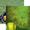 Reminisce - Softball 2 Collection - 12 x 12 Double Sided Paper - Softball