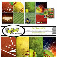 Reminisce - Softball 2 Collection - 12 x 12 Collection Kit