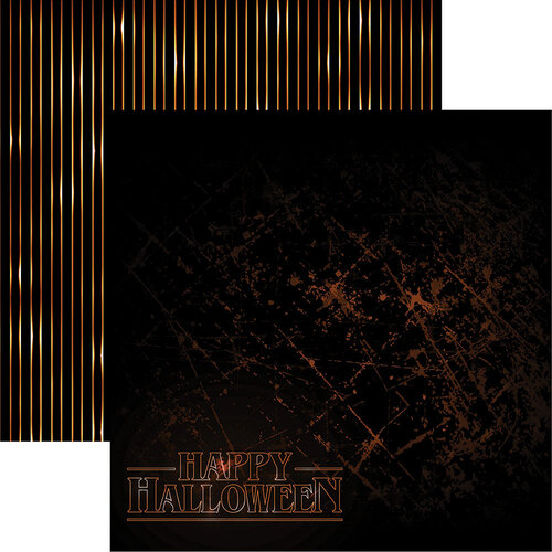 Reminisce - 12 x 12 Double Sided Paper - Happy Halloween