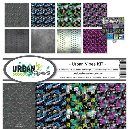 Reminisce - Urban Vibes Collection - 12 x 12 Collection Kit