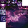 Reminisce - Ultraviolet Collection - 12 x 12 Double Sided Paper - Violet Sky