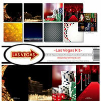 Reminisce - Vegas Collection - 12 x 12 Cardstock Stickers - Poster
