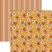 Reminisce - Autumn Vibes Collection - 12 x 12 Double Sided Paper - Autumn Flowers