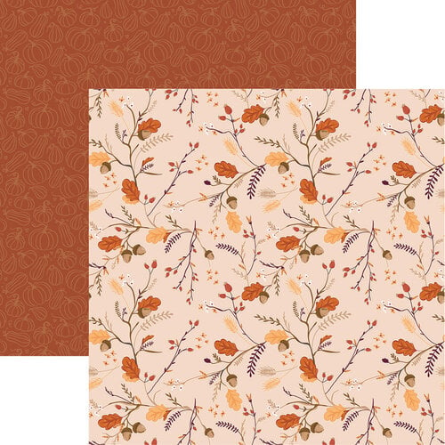 Reminisce - Autumn Vibes Collection - 12 x 12 Double Sided Paper - Autumn Medley