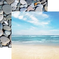 Reminisce - Vitamin Sea Collection - 12 x 12 Double Sided Paper - Beach Day