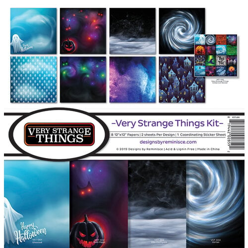 Ella and Viv Paper Company - Very Strange Things Collection - 12 x 12 Collection Kit