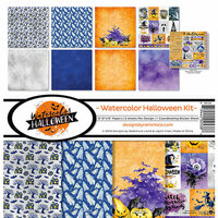 Reminisce - Watercolor Halloween Collection - 12 x 12 Collection Kit