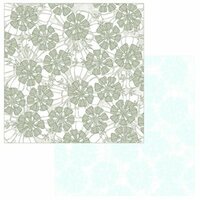 Reminisce - Wedded Bliss - 12x12 Doublesided Iridescent Paper - Full Bloom, CLEARANCE