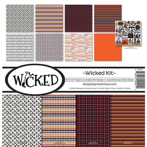Reminisce - Wicked Collection - Halloween - 12 x 12 Collection Kit