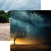 Reminisce - Weather The Storm Collection - 12 x 12 Double Sided Paper - Tornado