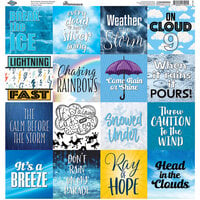 Reminisce - Weather The Storm Collection - 12 x 12 Poster Sticker