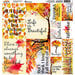 Reminisce - Watercolor Fall Collection - 12 x 12 Cardstock Stickers - Poster