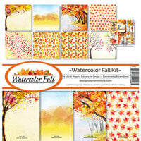 Reminisce - Watercolor Fall Collection - 12 x 12 Collection Kit
