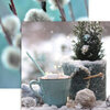 Reminisce - Winter Garden Collection - 12 x 12 Double Sided Paper - Hot Chocolate