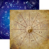 Reminisce - Whats Your Sign Collection - 12 x 12 Double Sided Paper - Wheel of the Zodiac